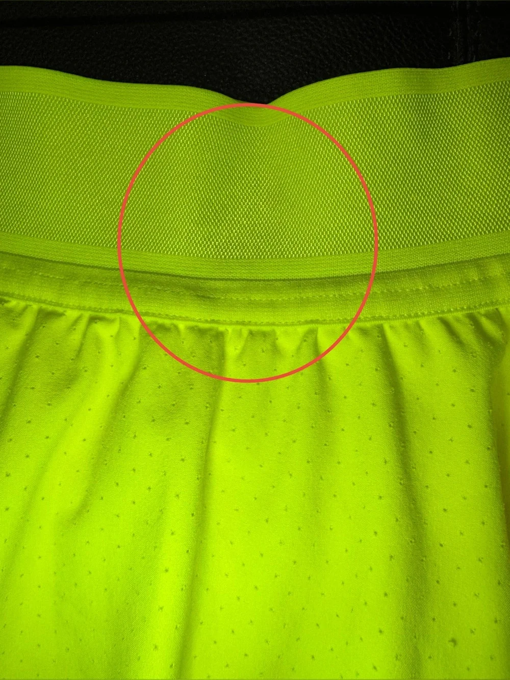 Lululemon Court Rival Perforated High-Rise Skirt *Long Highlight Yellow Size 10